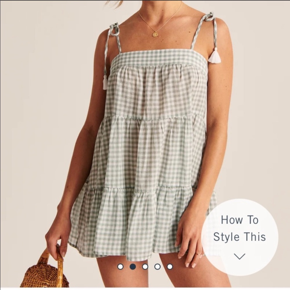 Abercrombie & Fitch Cotton Trapeze Swim Cover-Up